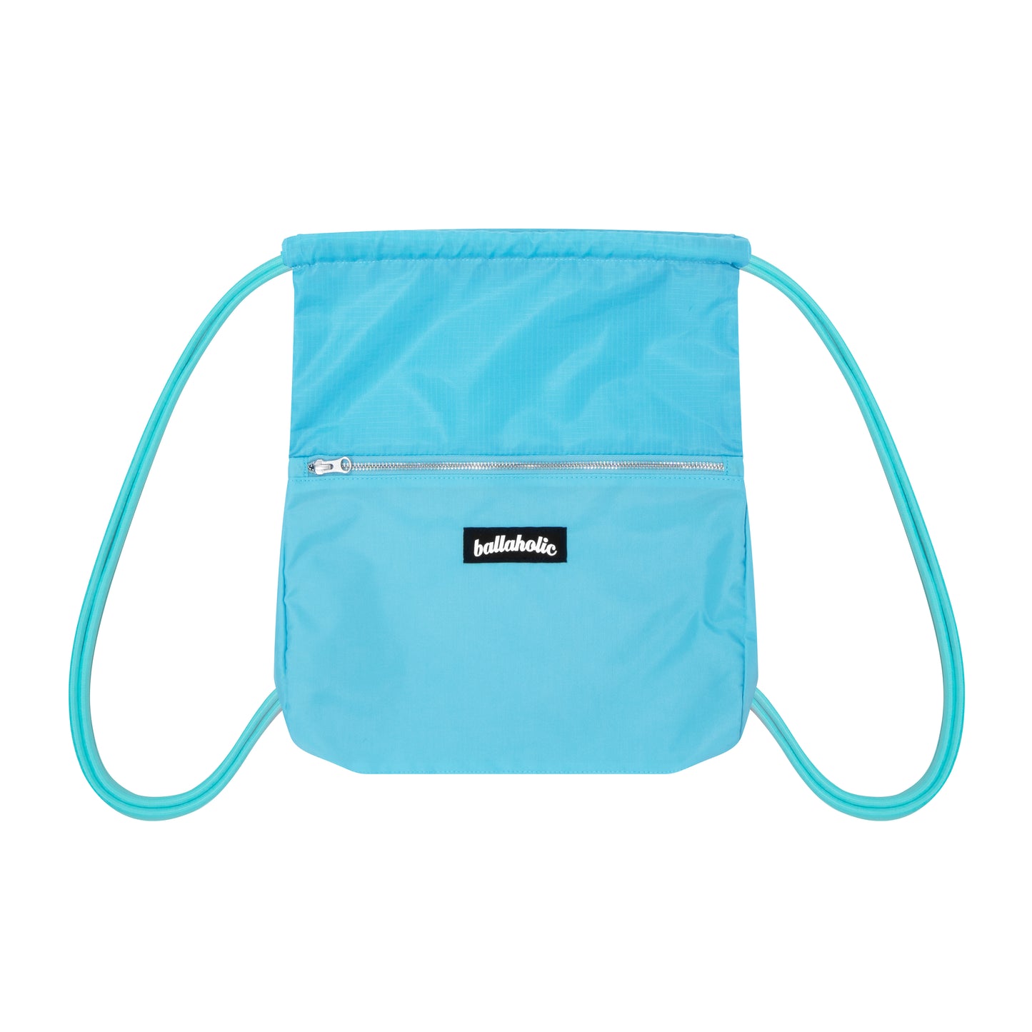 Logo Zip Pocket Gymsack (light blue)