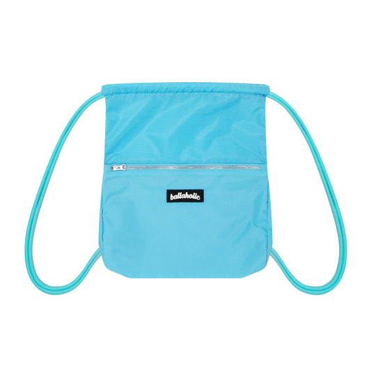 Logo Zip Pocket Gymsack (light blue)