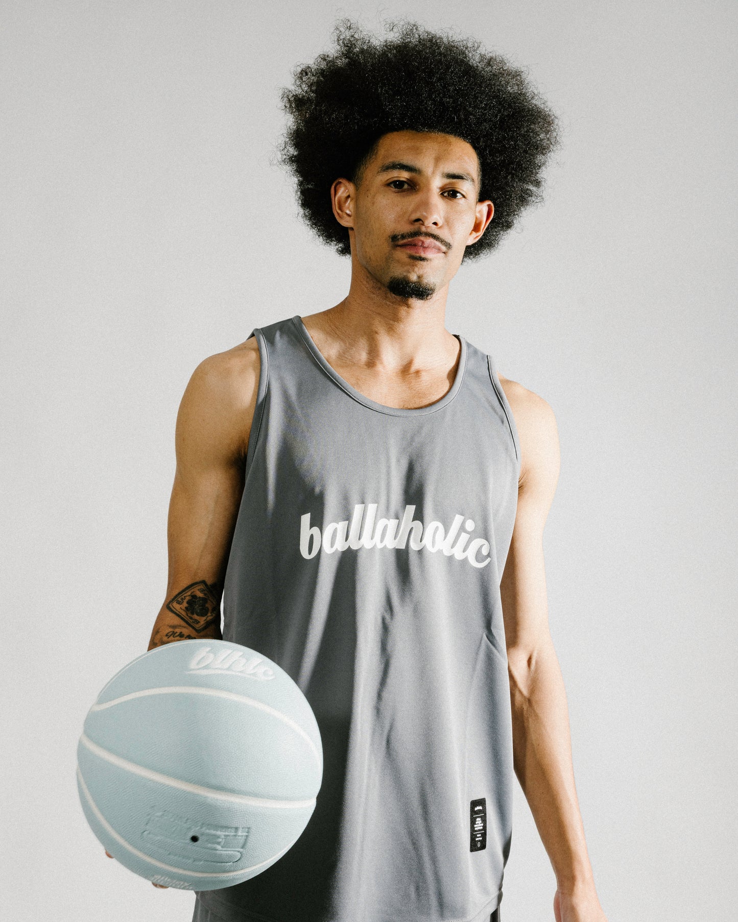 Logo Tank Top (charcoal gray/white)