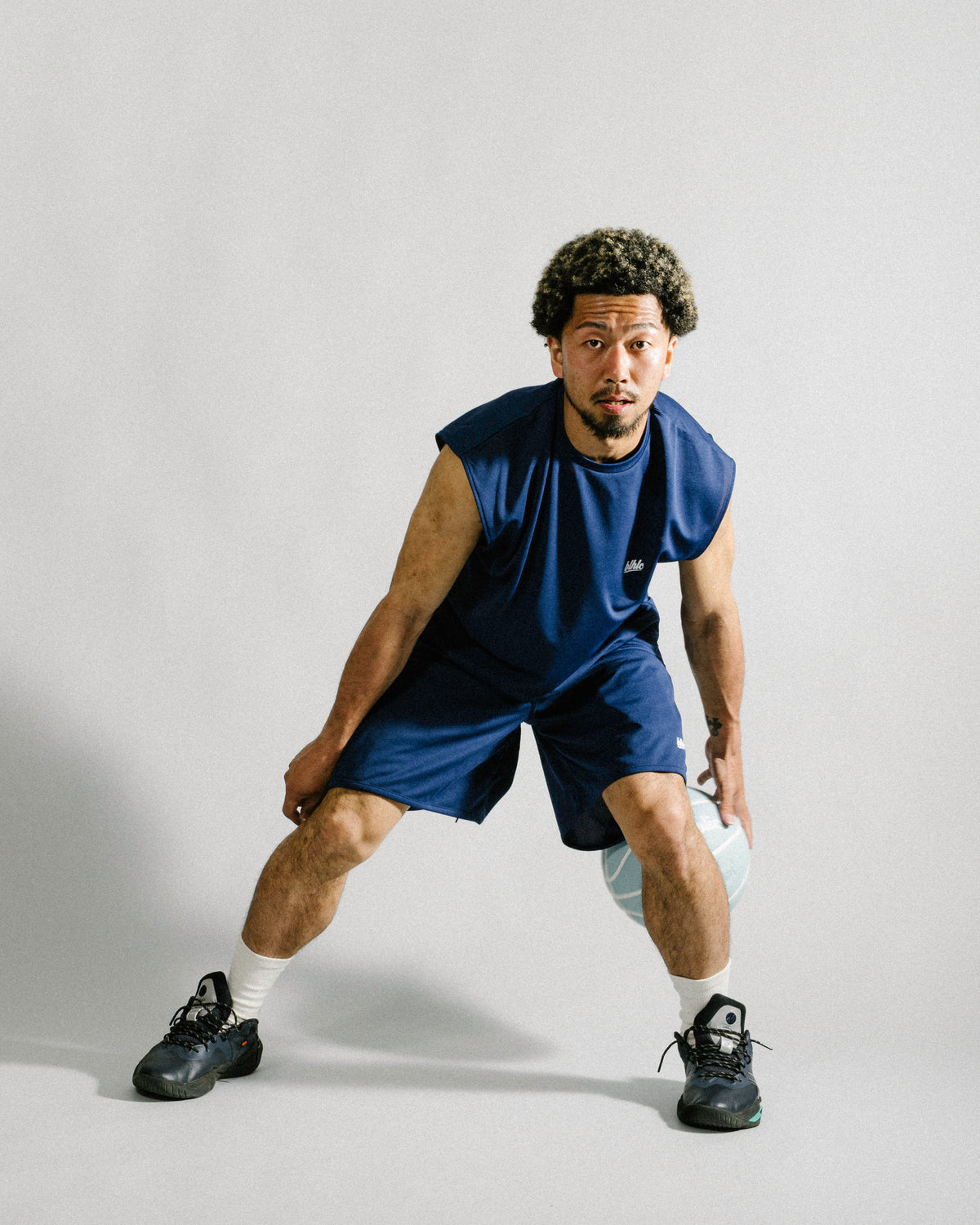 blhlc No Sleeve Tops (navy/white)