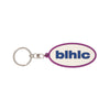 blhlc Oval Logo Keychain (ivory/plum/blue)