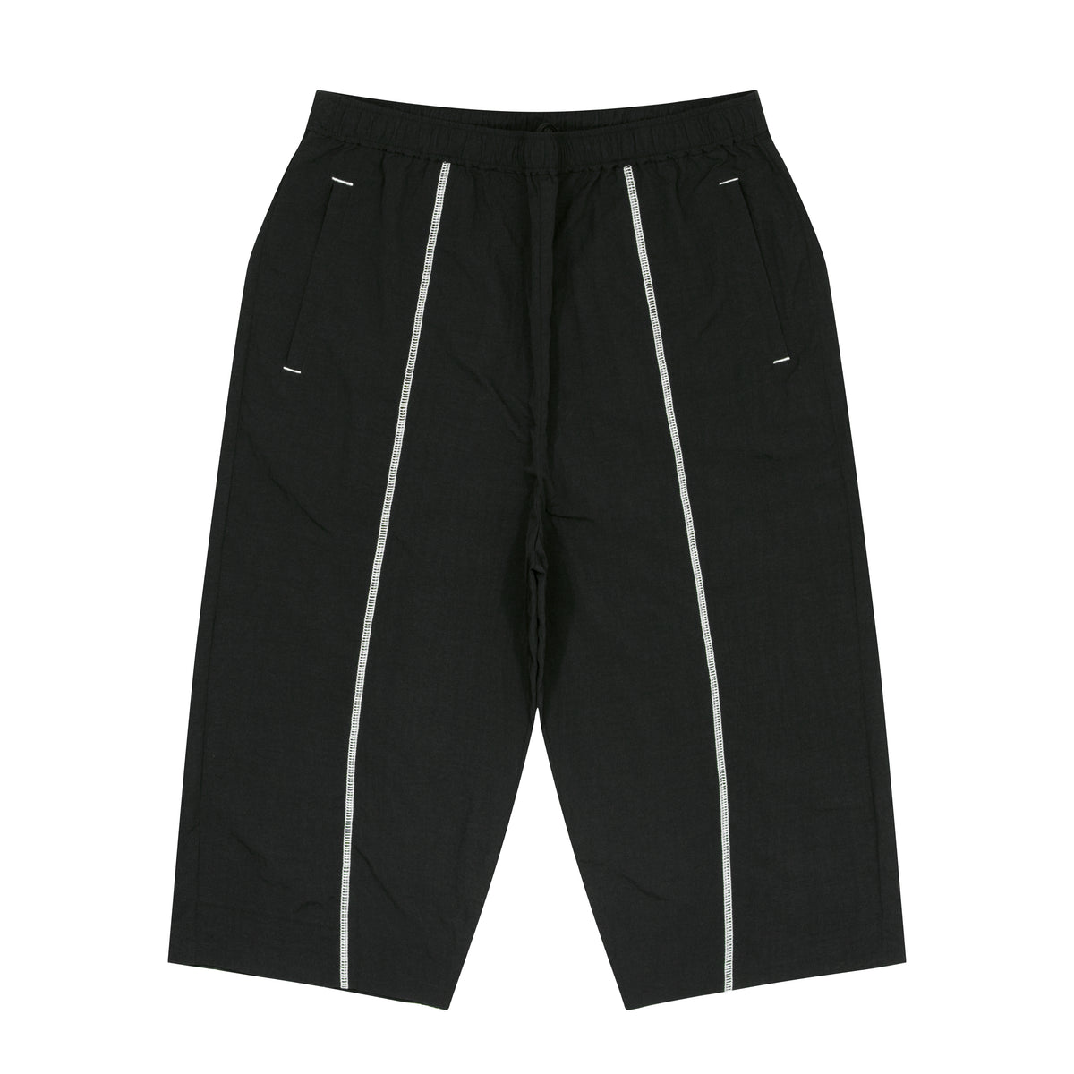 Logo Nylon Cropped Pants (black)