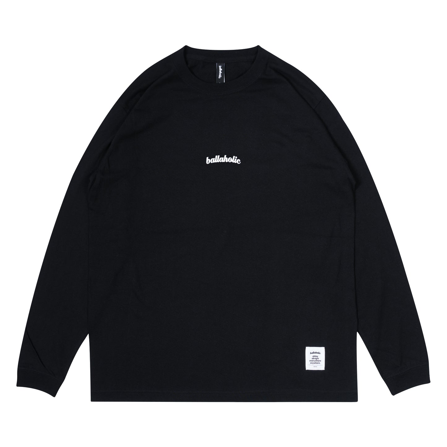 Small Logo Long Tee (black/white)