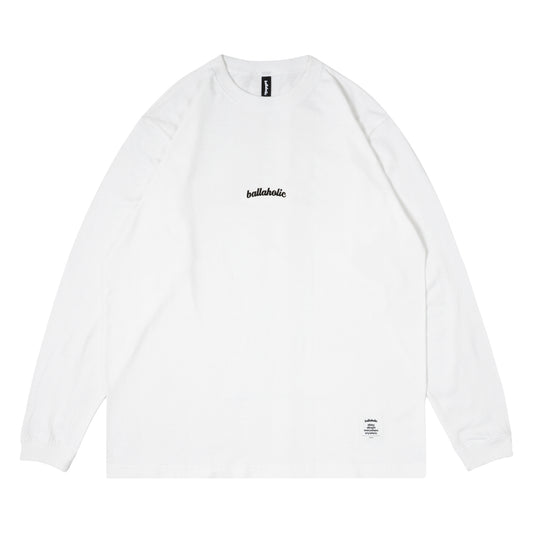 Small Logo Long Tee (white/black)