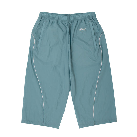 blhlc Oval Logo Nylon Cropped Pants (slate blue)