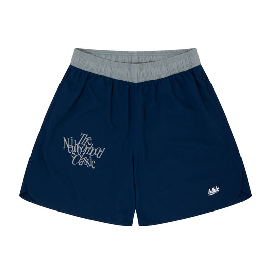 The Neighborhood Classic Zip Shorts (navy)