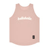 Logo Tank Top (sepia rose/white)