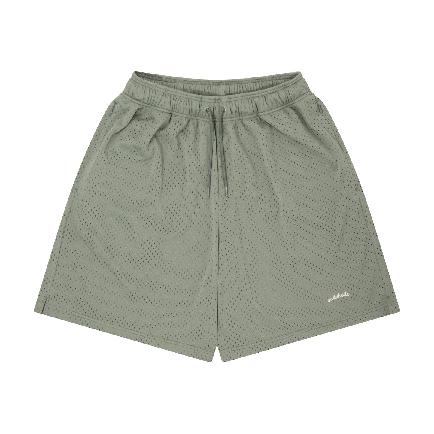 Logo Mesh Zip Shorts (gray)