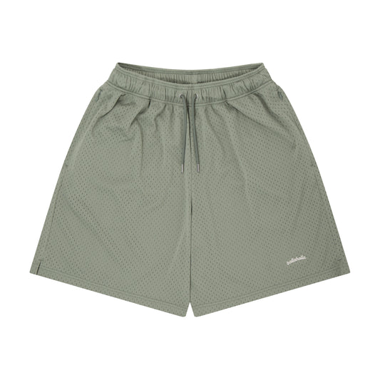 Logo Mesh Zip Shorts (gray)