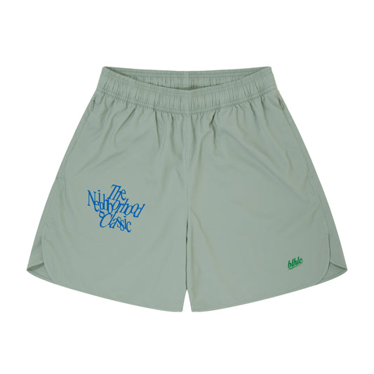 The Neighborhood Classic Zip Shorts (gray)