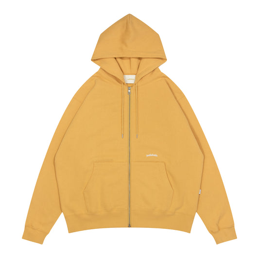 Small Logo Sweat Full Zip Hoodie (gold)