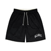 College Logo - STREETMOVE Mesh Zip Shorts (black/off white)
