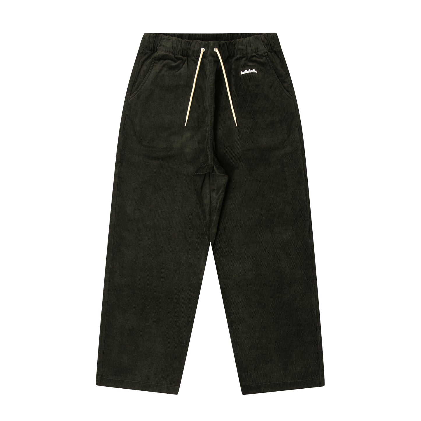 Logo Corduroy Pants (dark green)