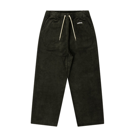 Logo Corduroy Pants (dark green)