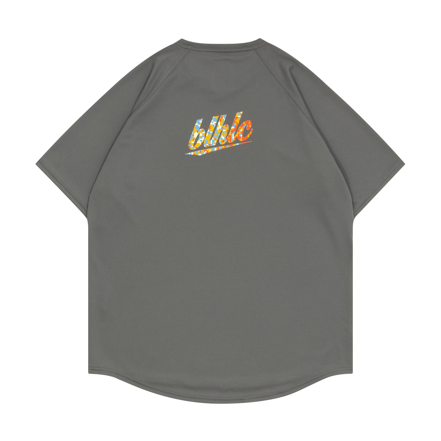 blhlc Back Print Cool Tee (charcoal gray/sunrise digital camo)