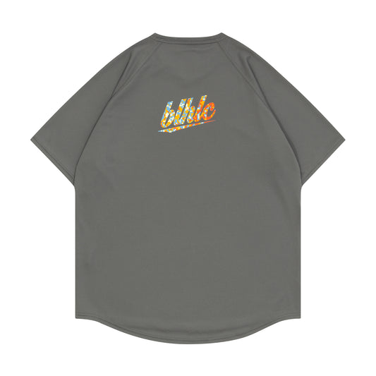 blhlc Back Print Cool Tee (charcoal gray/sunrise digital camo)