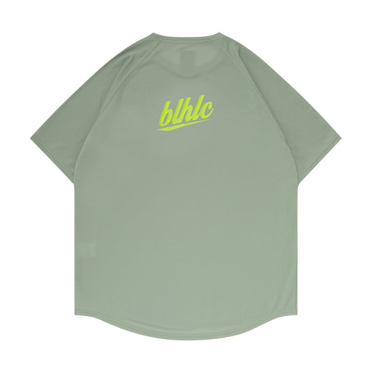 3D-Net blhlc Back Print Cool Tee (gray/lime/gray)
