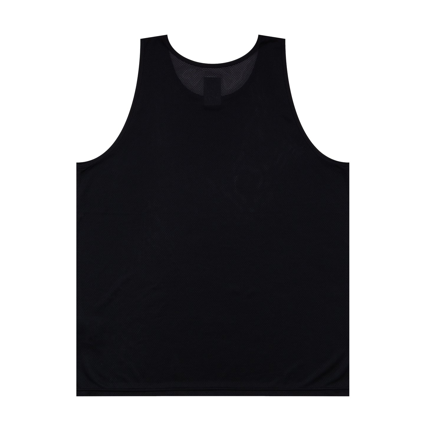 Knit Mesh Logo Tank Top (black)