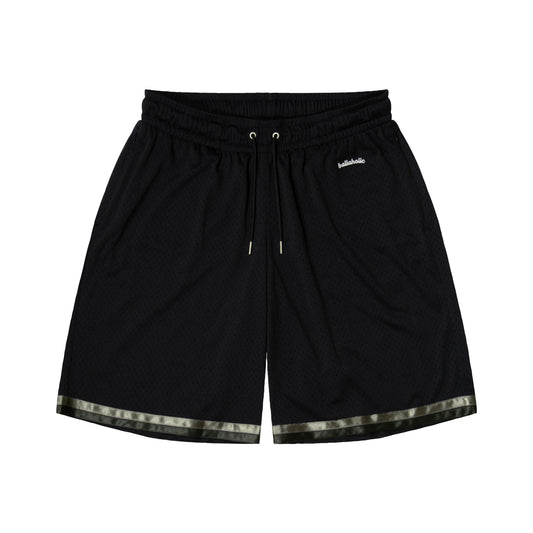 Tape Mesh Zip Shorts (black)