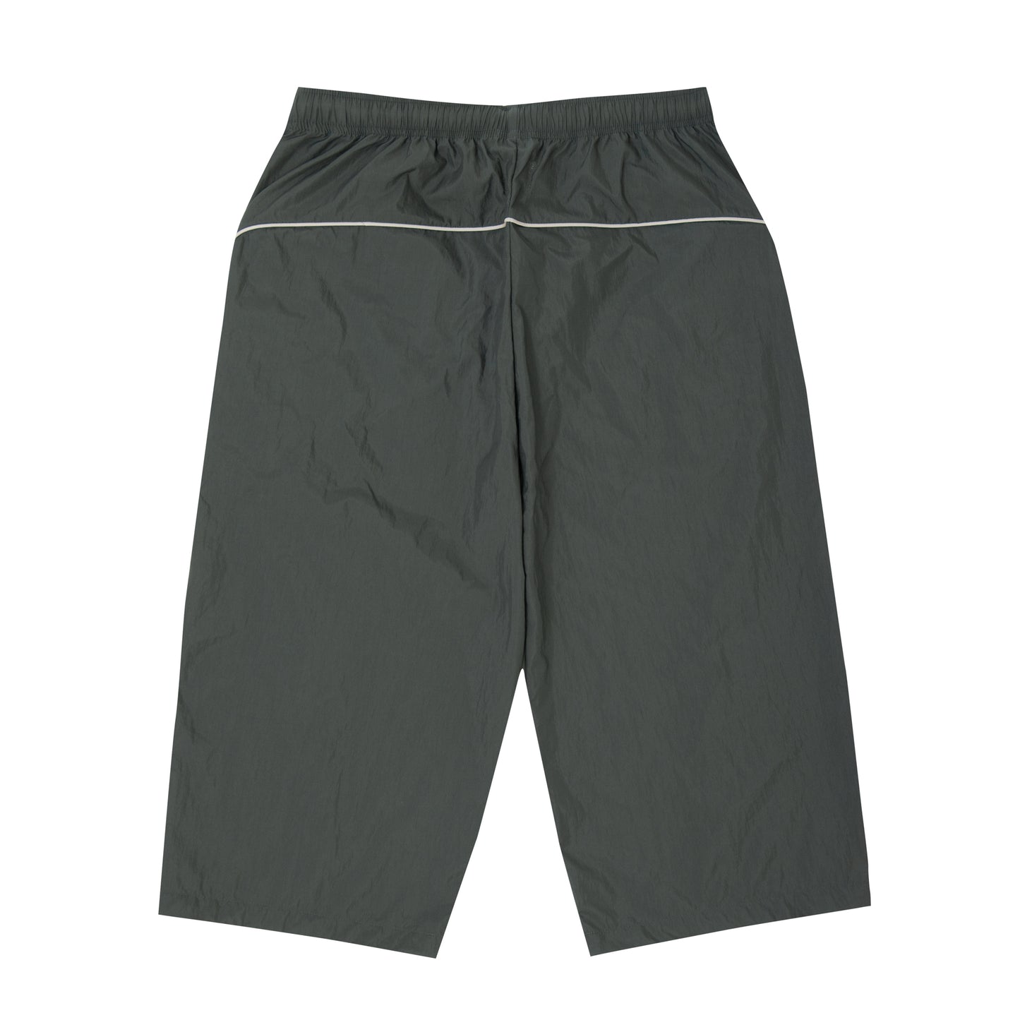 blhlc Oval Logo Nylon Cropped Pants (dark gray)