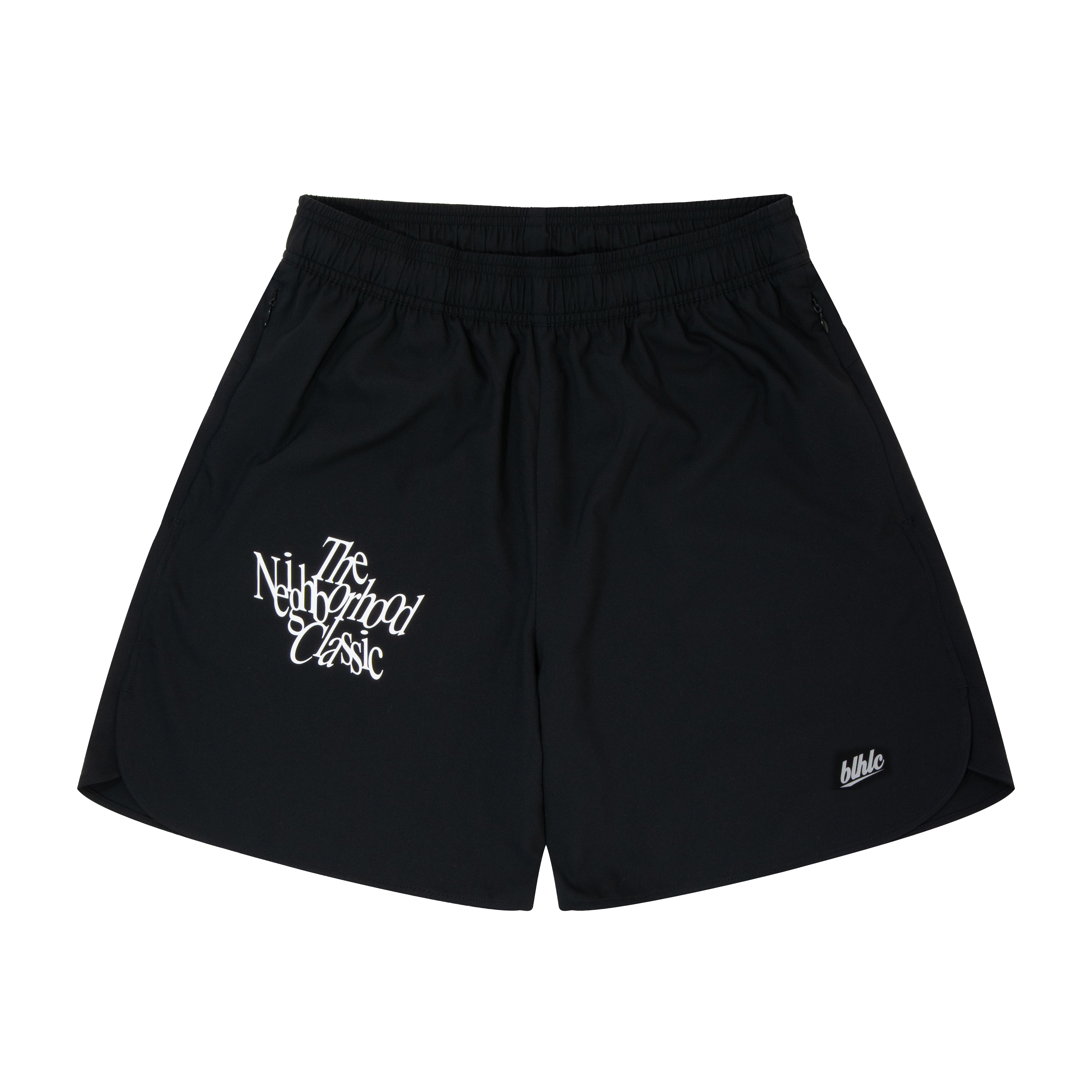 The Neighborhood Classic Zip Shorts (black/white/gray) – ballaholic