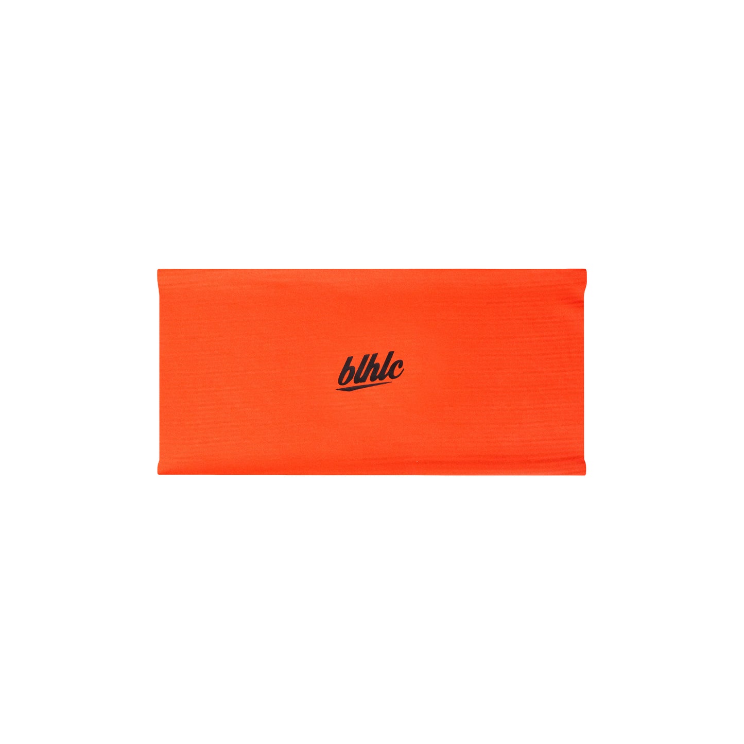 Wide Reversible Headband (dark blue/orange)