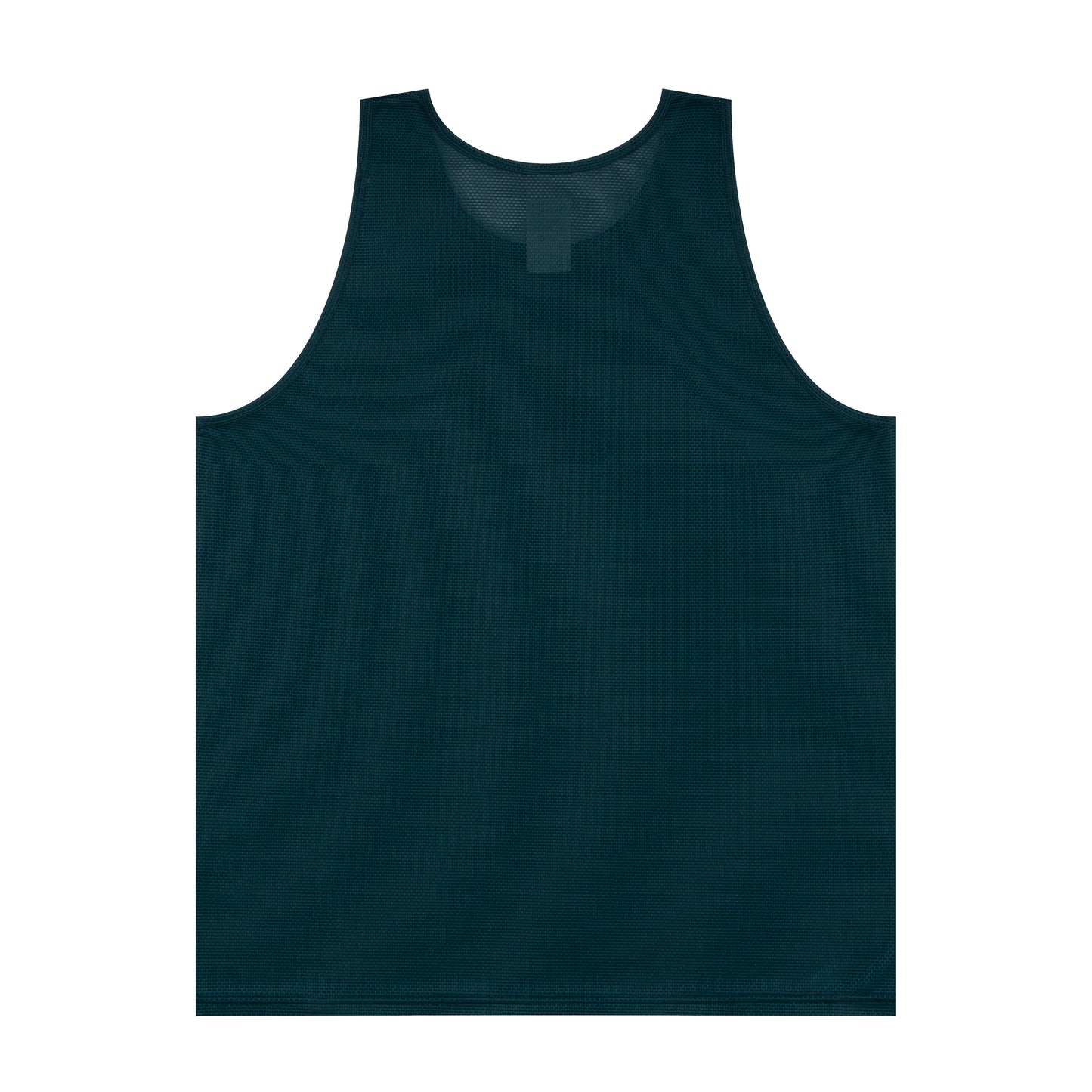 Knit Mesh Logo Tank Top (dark green)