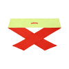 Logo Head Tie (lily green/orange red)