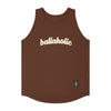 Logo Tank Top (brown/off white)