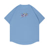 blhlc Back Print Cool Tee (sax/flower pink mosaic)