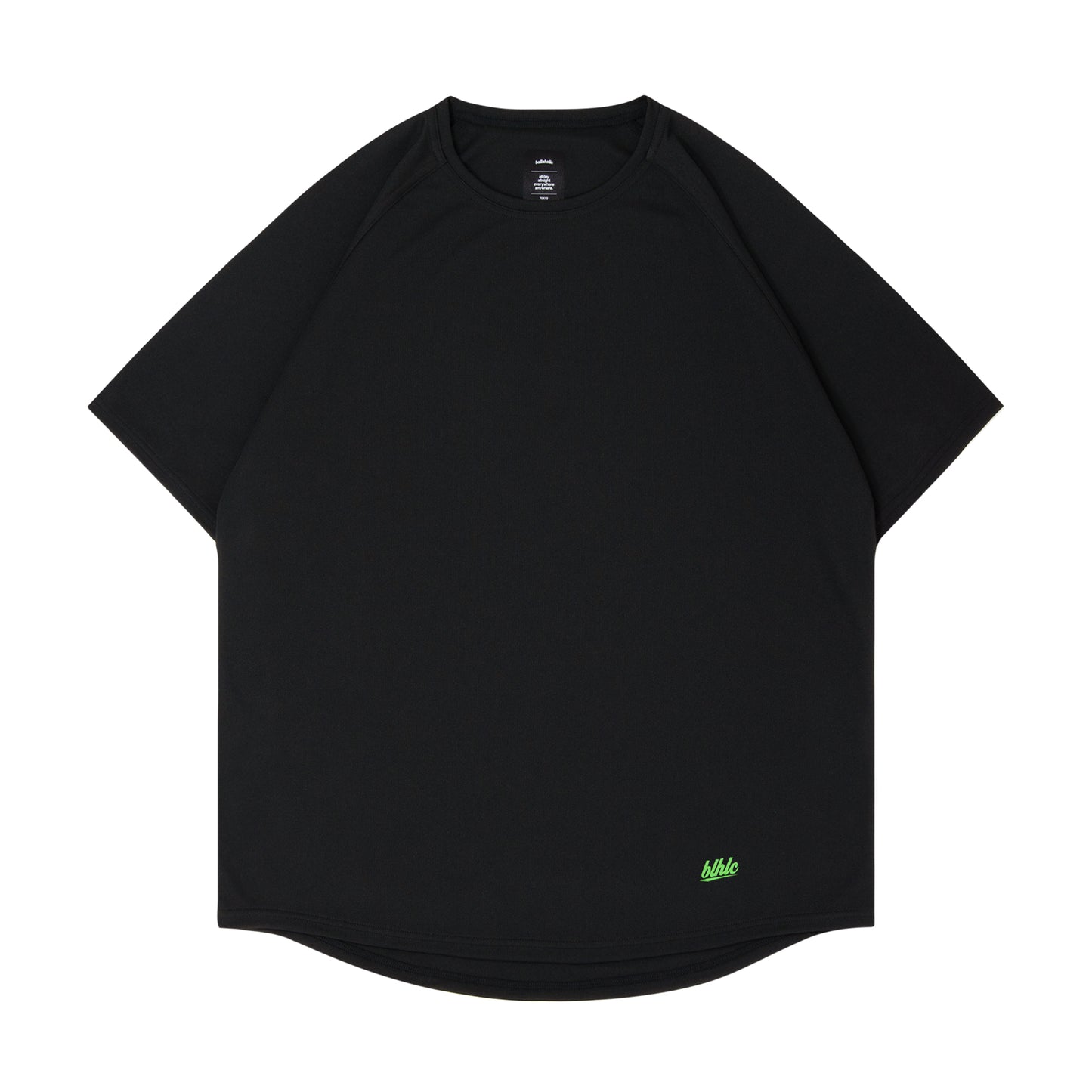 blhlc Back Print Cool Tee (black/fresh green mosaic)