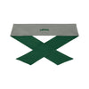 Logo Head Tie (gray/forest green)