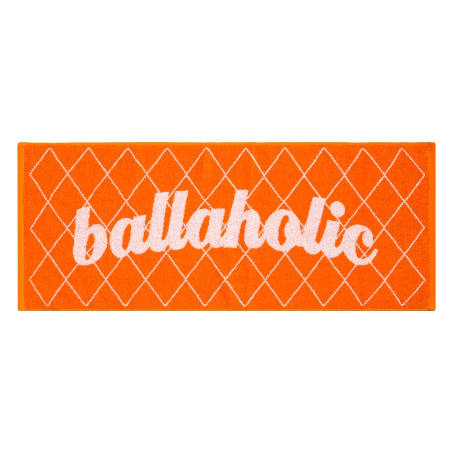 Net Pattern Logo Towel (orange/white)