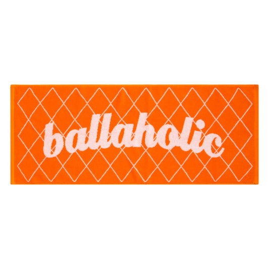 Net Pattern Logo Towel (orange/white)