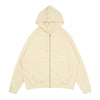 Small Logo Sweat Full Zip Hoodie (ivory)