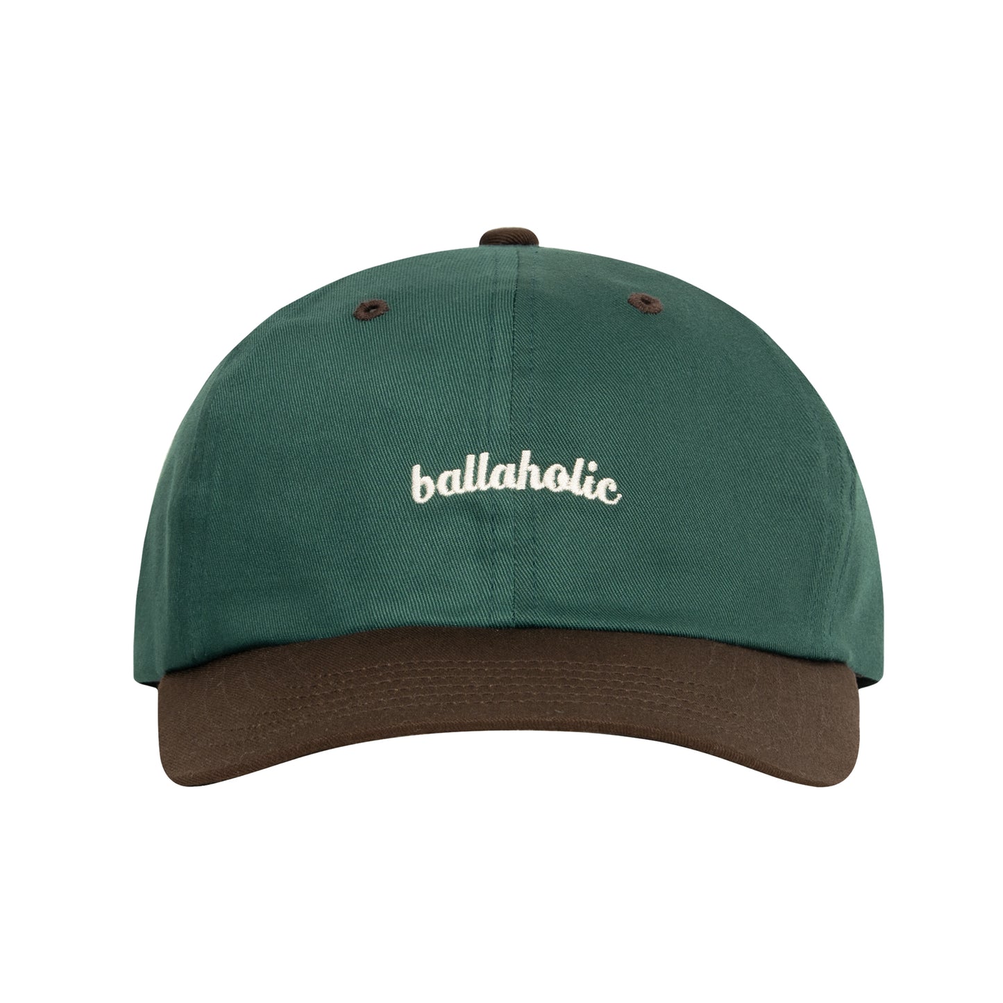 Logo 6P Cap (bottle green/dark brown)