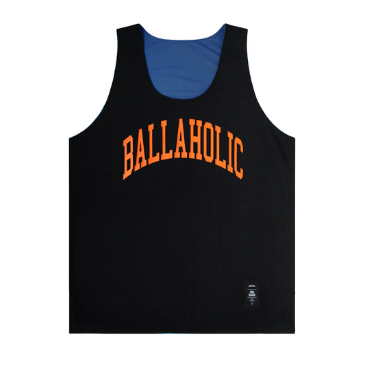 College Logo - STREETMOVE Mesh Reversible Tops (black/blue)