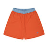 The Neighborhood Classic Zip Shorts (orange/sax)