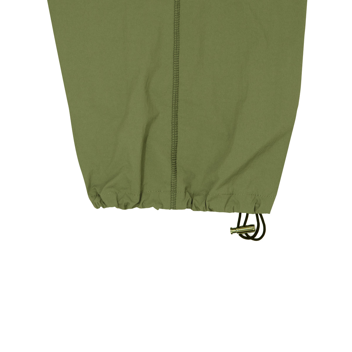Logo Nylon Cropped Pants (light olive)