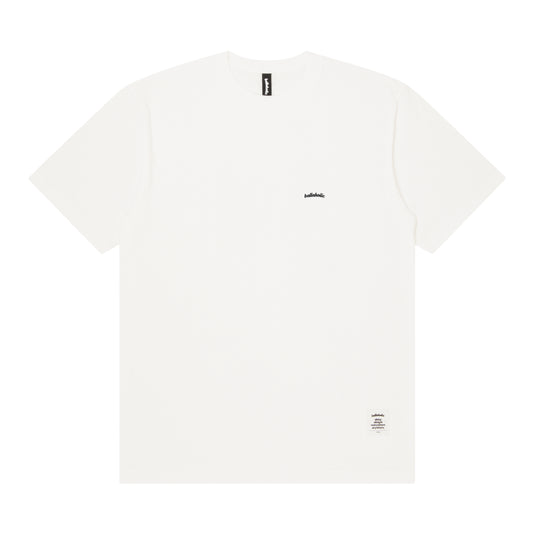 Micro Logo Tee (white/black)
