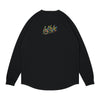 blhlc Back Print Cool Long Tee (black/fresh green mosaic)