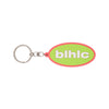 blhlc Oval Logo Keychain (pink/neon green/white)