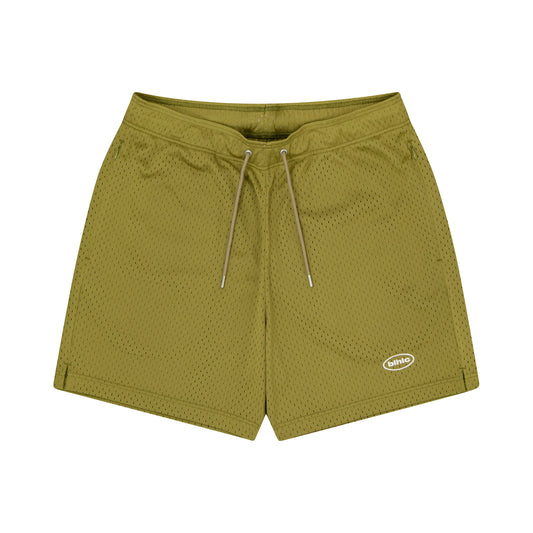 blhlc Oval Logo Mesh Zip Shorts (moss)