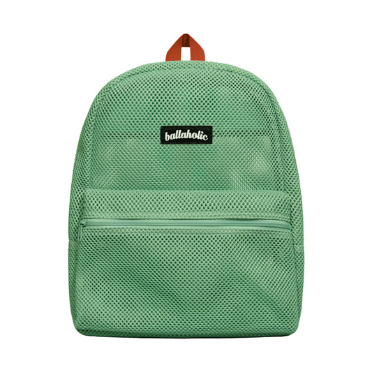 Logo Mesh Backpack (aqua green)