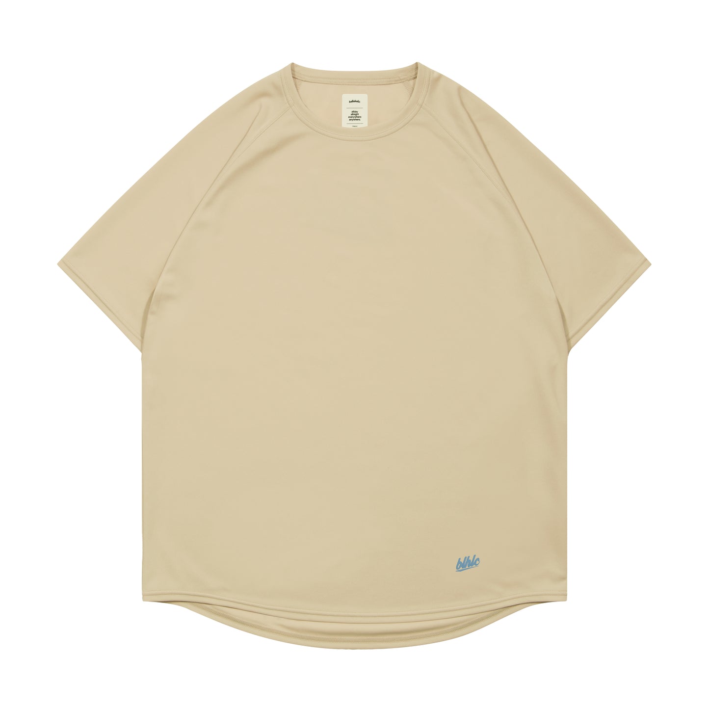 3D-Net blhlc Back Print Cool Tee (oatmeal/mosaic blue/white)