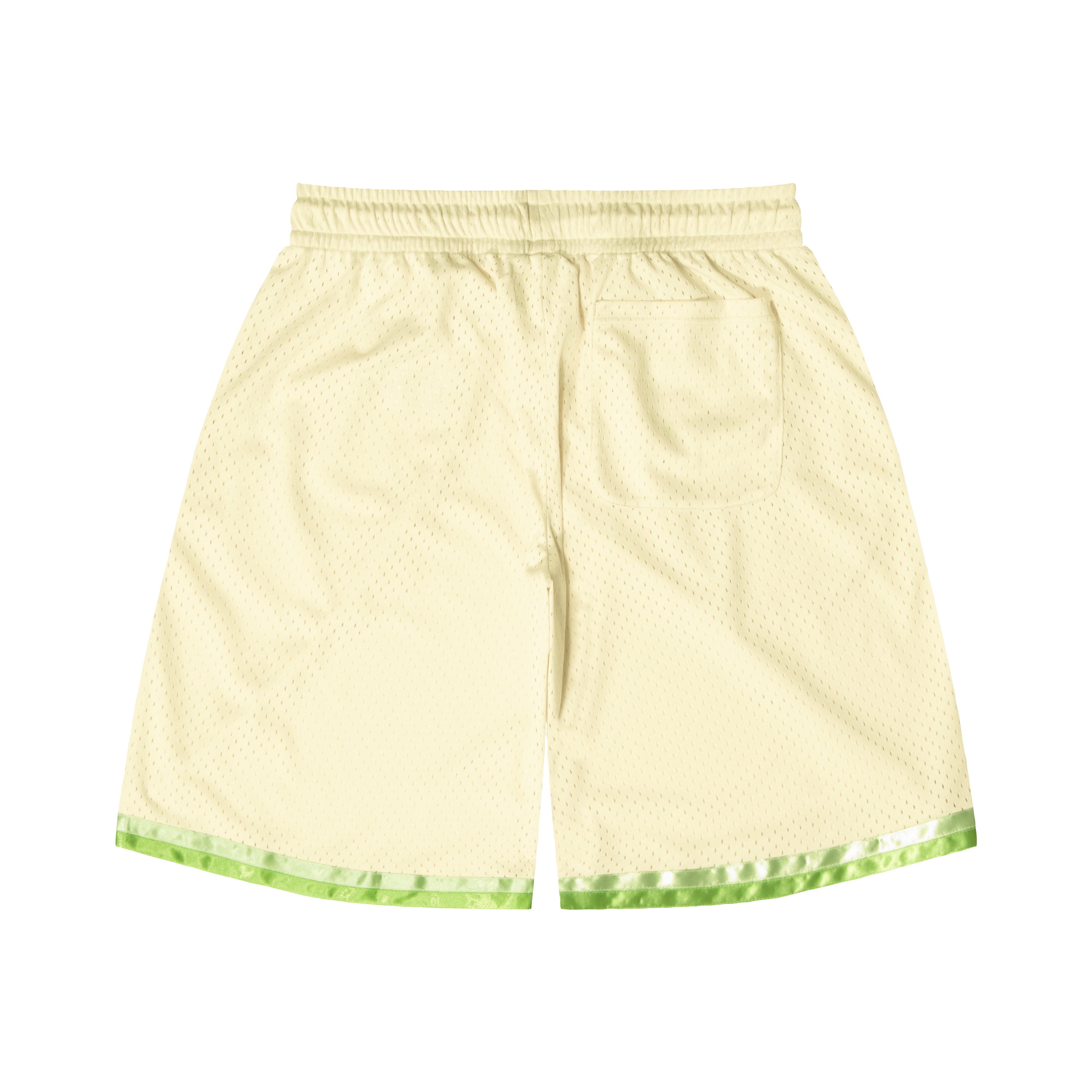 Tape Mesh Zip Shorts (off white) – ballaholic