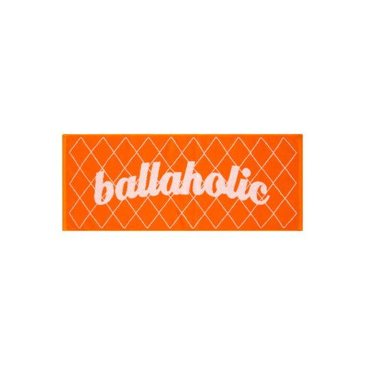 Net Pattern Logo Towel (orange/white)