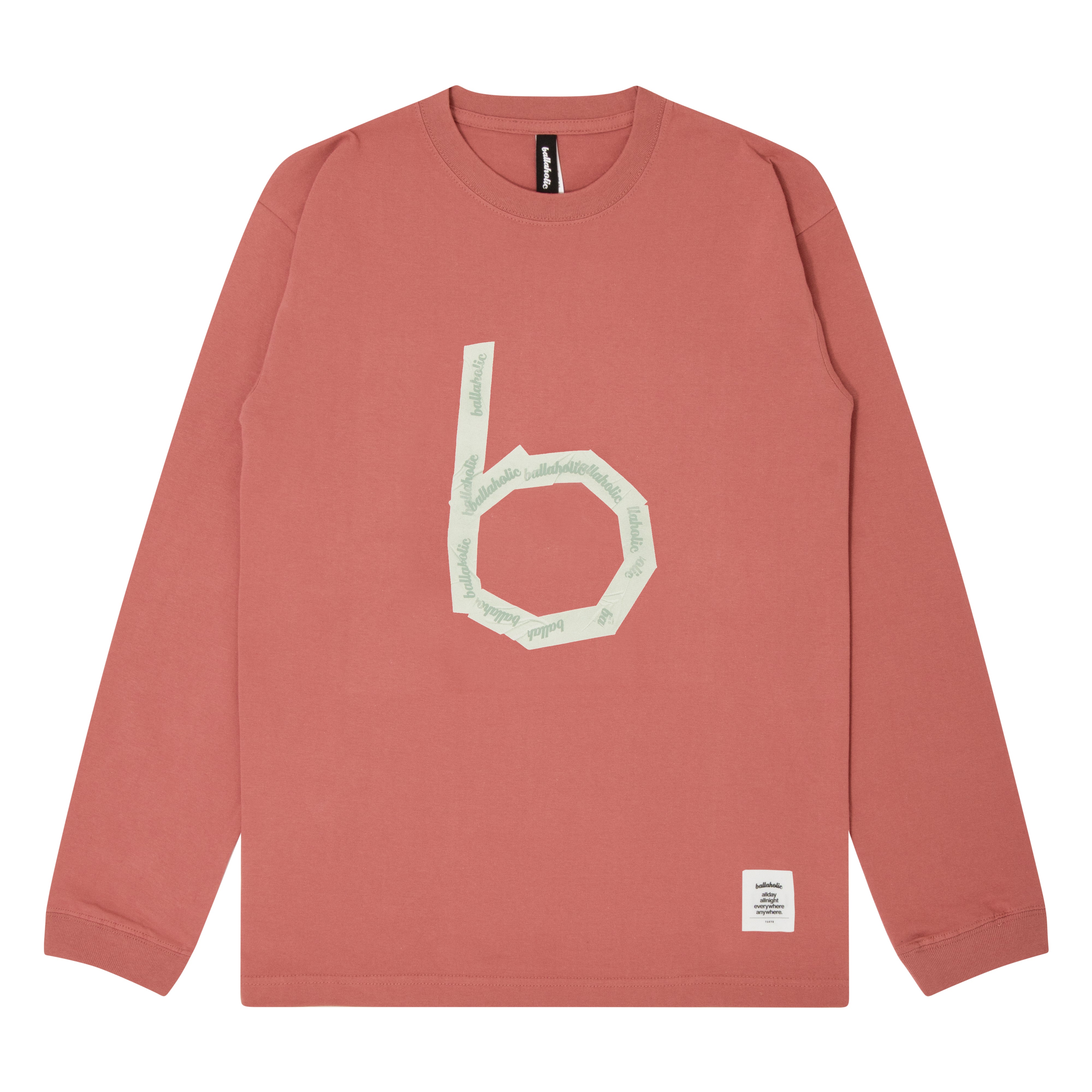 b-Taped Long Tee (rose) – ballaholic
