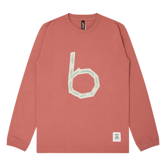 b-Taped Long Tee (rose)