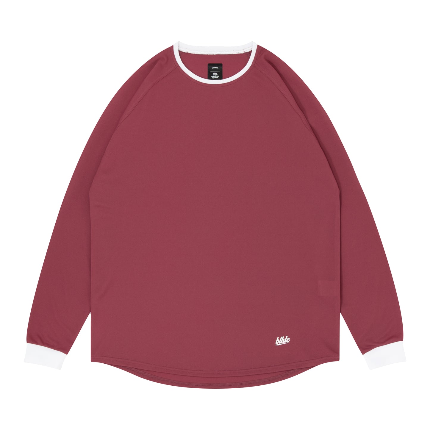 blhlc Cool Long Tee (red plum/white)